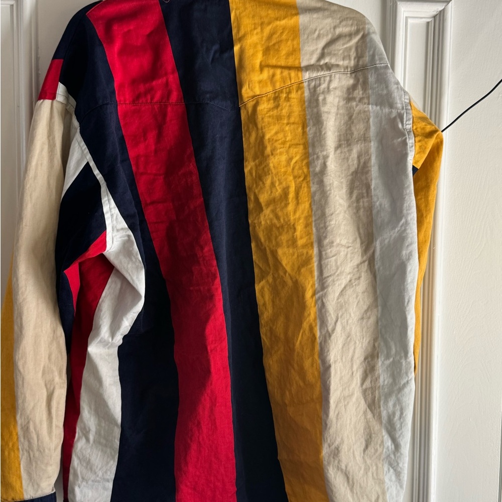 Vintage wrangler shirt Multicolor Striped Men's Jacket - Picture 5 of 5